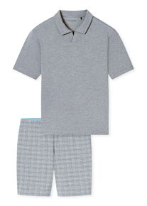 Schiesser Herren Pyjama Selected Premium JacquardSchlafanzug, Pyjama Set, Nachtw&auml;sche