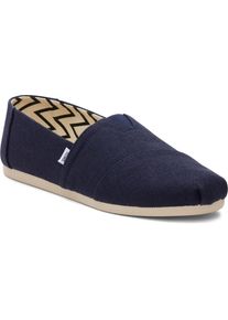 Toms Shoes TOMS Alpargata Classic Baumwoll Herren Sneakers In Marineblau