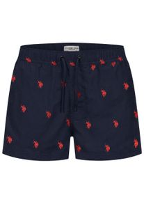 U.S. Polo Assn. Herren Badeshorts mit Allover-Logo-Design
