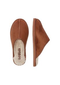 Jack & Jones Warme Hausschuhe von der Marke Jack & Jones. Die Hausschuhe sind mit Kunstpelz gef&uuml;ttert, wodurch sie wunderbar warm zu tragen sind. Marke: Jack & JonesModellname: Jfwdudely Microfibre Slipper AlmondKategorie: Herren HausschuheMaterialien: PolyesterFarbe: braun