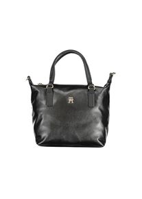 Tommy Hilfiger Julia Kleine Tasche Schwarze Nylon-Handtasche