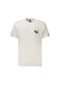 Tommy Hilfiger Bianco Baumwolle Herren T-Shirt