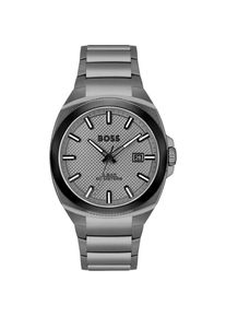 HUGO BOSS Graue Edelstahl-Armbanduhr