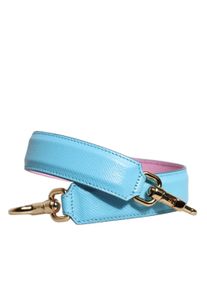 Dolce & Gabbana Dolce & Gabbana Pink-Blue Lederhandtasche mit Schulterriemen