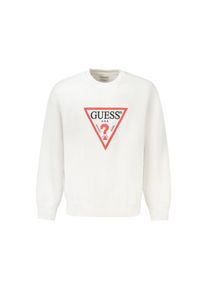 Guess Jeans wei&szlig;er Baumwollpullover f&uuml;r Herren