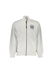 La Martina Wei&szlig;es Baumwoll Herren Sweatshirt