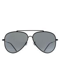 Ray-Ban Aviator Unisex Schwarz Silber Spiegel RB0101S Aviator zur&uuml;ck