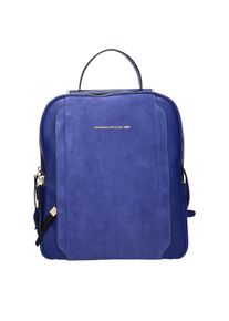 Piquadro Blauer Leder-Rucksack