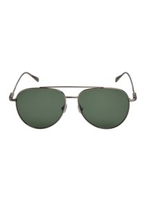 Salvatore Ferragamo Herren Metall Pilot Style Sonnenbrille SF308S