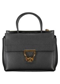 Coccinelle Damen schwarze Leder-Handtasche