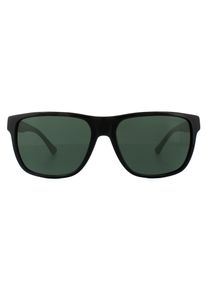 Emporio Armani Sonnenbrille 4035 501771 Schwarz Grau Gr&uuml;n