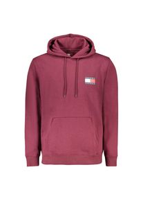 Tommy Hilfiger Rotes Baumwoll-Herren-Sweatshirt mit Kapuze