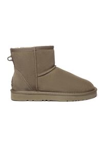 EVER AU Damen Leder Kurzstiefel - Ostrich