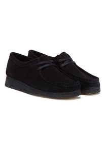 Clarks Originals Wallabee Suede Damen Schuhe - (Schwarz)