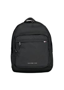 Tommy Hilfiger Schwarzer Polyester Herren Rucksack