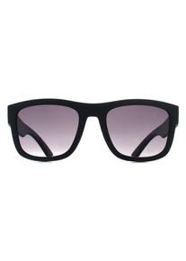 Prada Sport PS01ZS 1BO09U mattschwarze Sonnenbrille mit grauem Farbverlauf