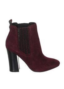 Guess Stiefeletten mit Absatz aus Leder in Wildlederoptik FLLUN3SUE10 Frau