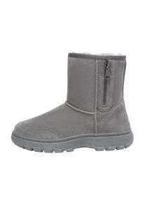 EVER AU Damen Starling Kurze Stiefel mit Rei&szlig;verschluss - Grau