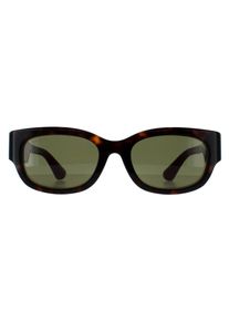 Gucci Square Womens Havanna mit Gr&uuml;n und Rot Gr&uuml;n GG1667SK
