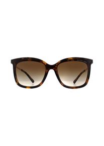 Michael Kors Square Womens Dark Tortoise Smoke Gradient de soleil Lunettes de soleil