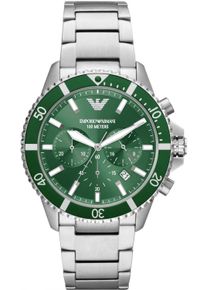 Emporio Armani Diver Herren Silberne Uhr AR11500