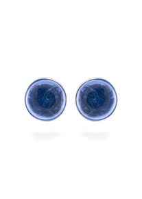 Luxenter essential Ohrringe aus 925er Sterlingsilber und hydrothermalem Lapislazuli-Quarz mit rhodinierter Oberfl&auml;che