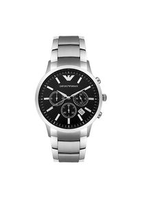 Emporio Armani Renato Silber Herren Armbanduhr AR2434