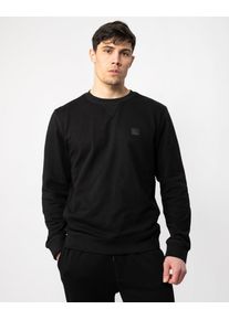 BOSS Orange Westart Herren Sweatshirt mit Rundhalsausschnitt und Logo-Patch NOS