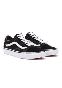 Vans Old Skool Damen Schwarz Segeltuch Turnschuhe
