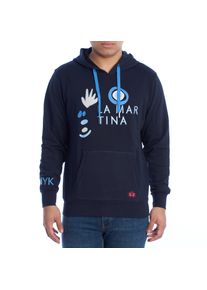La Martina Hoodie Over Fit Kapuzenpullover YMF309-FP568 Herren