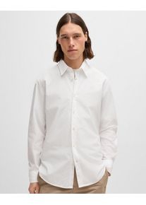 BOSS Orange Relegant 6 Herren Regular-Fit Hemd aus Baumwoll-Popeline mit Kent-Kragen