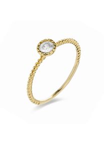 Luxenter Naadim 925 Sterling Silber vergoldeter Ring