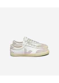 Veja Volley Leder Damen Wei&szlig;e Turnschuhe