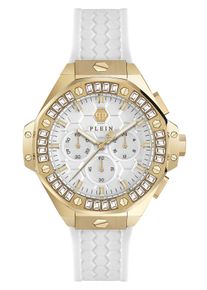 Philipp Plein Plein Chrono Royal Unisex Uhr Wei&szlig; PWPSA0624