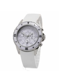 Folli Follie Damenuhr Quartz Silber Wei&szlig;