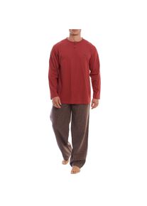 KLP4 Herren-Winterpyjama mit langen &Auml;rmeln