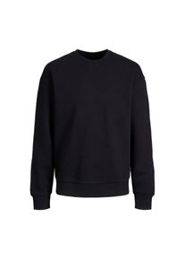 Jack & Jones Herren-Pullover der Marke Jack & Jones. Der Pullover ist aus hochwertiger Baumwolle und Polyester gefertigt. Die feine Mischung dieser Materialien sorgt f&uuml;r einen herrlich warmen Tragekomfort. Marke: Jack & JonesModellname: Star Basic Sweat Crew Neck Kategorie: HerrenpulloverMaterialien: Baumwolle/PolyesterFarbe: schwarz