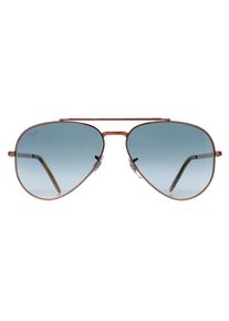 Ray-Ban Aviator Unisex poliert Rose Gold blau abgestuft RB3625 neu Aviator