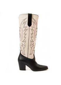 Montevita Stiefel Mit Absatz Vaquera In Wei&szlig;