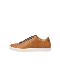 Jack & Jones Herren-Turnschuhe von der Marke Jack & Jones. Der Schuh ist aus hochwertigem Kunstleder gefertigt. Marke: Jack & JonesModellname: BossKategorie: HerrenschuheMaterialien: KunstlederFarbe: cognac