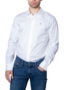 Tommy Jeans TJM Original Herrenhemd Wei&szlig; Baumwolle. Authentische Tommy Jeans Kleidung - Tommy Jeans Streetwear/Sportswear Design - Tommy Jeans f&uuml;r M&auml;nner - Tommy Jeans Hemd in der Farbe Wei&szlig; passt perfekt zu Ihrem restlichen Garderobe - Material Baumwolle bequem - classic - TJM original - - Tommy Jeans Hemd in der Farbe Wei&szlig; passt perfekt zu Ihrem restlichen Garderobe - Material Baumwolle bequem -