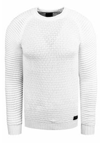 Rusty Neal Rundhals-Pullover Wei&szlig;