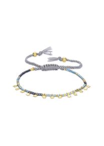 Luxenter Sterling Silber 925 Armband mit 18K Gelbgold - Muh