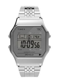 Timex T80 Unisex Silberne Uhr TW2R79300