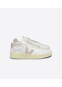Veja V-90 Leder Damen Wei&szlig;/Natural Turnschuhe