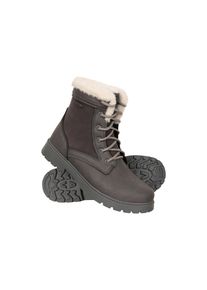 Mountain Warehouse - Damen Stiefeletten, Thermisches Material (Holzkohle)