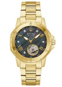 Bulova Marine Star Damen Gold Uhr 97P171