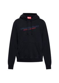 Diesel Industry Denim Division Design Schwarzer Kapuzenpullover