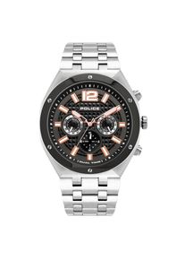 Police Herrenuhr Quartz Silber Schwarz