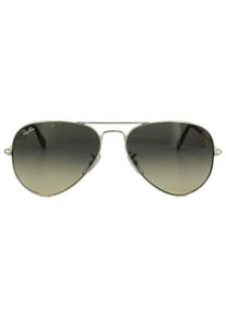 Ray-Ban Sonnenbrille Aviator 3025 003/32 Silber Grau Gradient 58mm